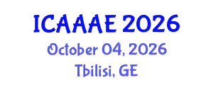 International Conference on Aeronautical and Aerospace Engineering (ICAAAE) October 04, 2026 - Tbilisi, Georgia