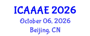International Conference on Aeronautical and Aerospace Engineering (ICAAAE) October 06, 2026 - Beijing, China