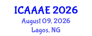 International Conference on Aeronautical and Aerospace Engineering (ICAAAE) August 09, 2026 - Lagos, Nigeria