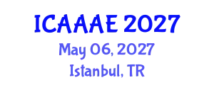 International Conference on Aeronautical and Aerospace Engineering (ICAAAE) May 06, 2027 - Istanbul, Turkey