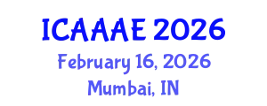 International Conference on Aeronautical and Aerospace Engineering (ICAAAE) February 16, 2026 - Mumbai, India
