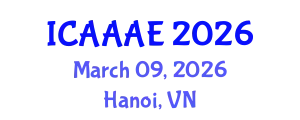 International Conference on Aeronautical and Aerospace Engineering (ICAAAE) March 09, 2026 - Hanoi, Vietnam