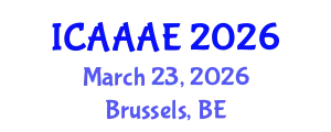 International Conference on Aeronautical and Aerospace Engineering (ICAAAE) March 23, 2026 - Brussels, Belgium