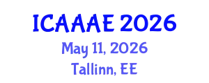 International Conference on Aeronautical and Aerospace Engineering (ICAAAE) May 11, 2026 - Tallinn, Estonia