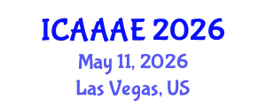 International Conference on Aeronautical and Aerospace Engineering (ICAAAE) May 11, 2026 - Las Vegas, United States