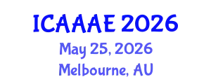 International Conference on Aeronautical and Aerospace Engineering (ICAAAE) May 25, 2026 - Melbourne, Australia