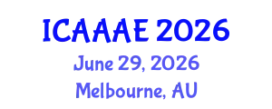 International Conference on Aeronautical and Aerospace Engineering (ICAAAE) June 29, 2026 - Melbourne, Australia