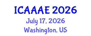 International Conference on Aeronautical and Aerospace Engineering (ICAAAE) July 17, 2026 - Washington, United States
