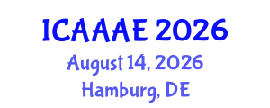 International Conference on Aeronautical and Aerospace Engineering (ICAAAE) August 14, 2026 - Hamburg, Germany