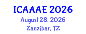 International Conference on Aeronautical and Aerospace Engineering (ICAAAE) August 28, 2026 - Zanzibar, Tanzania