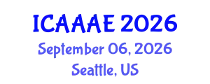 International Conference on Aeronautical and Aerospace Engineering (ICAAAE) September 06, 2026 - Seattle, United States