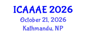 International Conference on Aeronautical and Aerospace Engineering (ICAAAE) October 21, 2026 - Kathmandu, Nepal