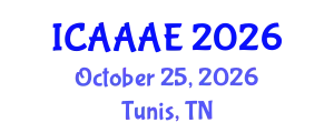 International Conference on Aeronautical and Aerospace Engineering (ICAAAE) October 25, 2026 - Tunis, Tunisia