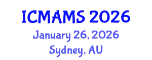 International Conference on Management and Marketing Sciences (ICMAMS) January 26, 2026 - Sydney, Australia