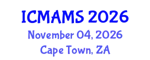 International Conference on Management and Marketing Sciences (ICMAMS) November 04, 2026 - Cape Town, South Africa