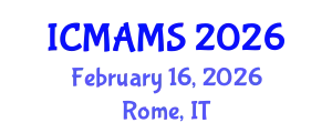 International Conference on Management and Marketing Sciences (ICMAMS) February 16, 2026 - Rome, Italy