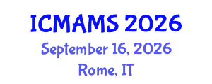 International Conference on Management and Marketing Sciences (ICMAMS) September 16, 2026 - Rome, Italy