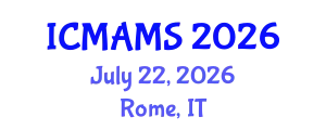 International Conference on Management and Marketing Sciences (ICMAMS) July 22, 2026 - Rome, Italy