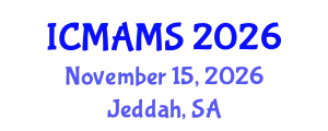 International Conference on Management and Marketing Sciences (ICMAMS) November 15, 2026 - Jeddah, Saudi Arabia