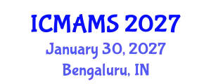 International Conference on Management and Marketing Sciences (ICMAMS) January 30, 2027 - Bengaluru, India