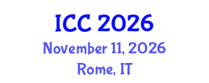 International Conference on Cataract (ICC) November 11, 2026 - Rome, Italy