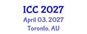 International Conference on Cataract (ICC) April 03, 2027 - Toronto, Australia