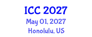 International Conference on Cataract (ICC) May 01, 2027 - Honolulu, United States