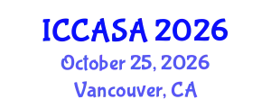 International Conference on Clinical and Surgical Anatomy (ICCASA) October 25, 2026 - Vancouver, Canada