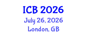 International Conference on Bioethics (ICB) July 26, 2026 - London, United Kingdom