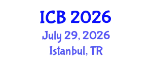 International Conference on Bioethics (ICB) July 29, 2026 - Istanbul, Turkey