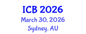 International Conference on Bioethics (ICB) March 30, 2026 - Sydney, Australia