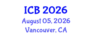 International Conference on Bioethics (ICB) August 05, 2026 - Vancouver, Canada