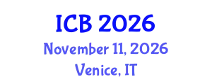 International Conference on Bioethics (ICB) November 11, 2026 - Venice, Italy