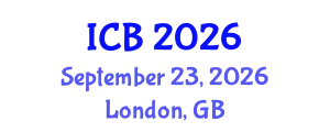 International Conference on Bioethics (ICB) September 23, 2026 - London, United Kingdom