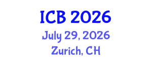 International Conference on Bioethics (ICB) July 29, 2026 - Zurich, Switzerland