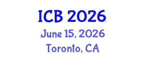 International Conference on Bioethics (ICB) June 15, 2026 - Toronto, Canada
