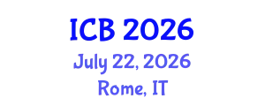 International Conference on Bioethics (ICB) July 22, 2026 - Rome, Italy
