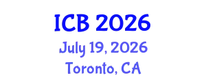 International Conference on Bioethics (ICB) July 19, 2026 - Toronto, Canada