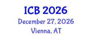 International Conference on Bioethics (ICB) December 27, 2026 - Vienna, Austria