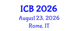 International Conference on Bioethics (ICB) August 23, 2026 - Rome, Italy