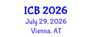 International Conference on Bioethics (ICB) July 29, 2026 - Vienna, Austria