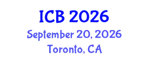 International Conference on Bioethics (ICB) September 20, 2026 - Toronto, Canada