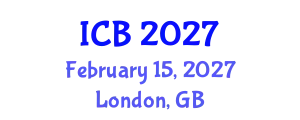 International Conference on Bioethics (ICB) February 15, 2027 - London, United Kingdom