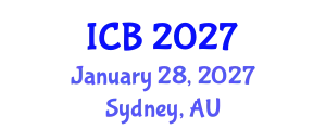 International Conference on Bioethics (ICB) January 28, 2027 - Sydney, Australia