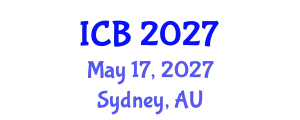 International Conference on Bioethics (ICB) May 17, 2027 - Sydney, Australia