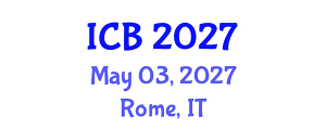 International Conference on Bioethics (ICB) May 03, 2027 - Rome, Italy
