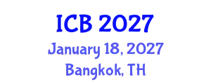 International Conference on Bioethics (ICB) January 18, 2027 - Bangkok, Thailand