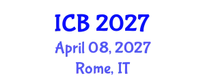 International Conference on Bioethics (ICB) April 08, 2027 - Rome, Italy