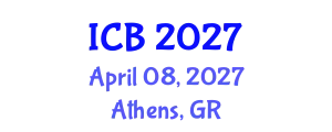 International Conference on Bioethics (ICB) April 08, 2027 - Athens, Greece