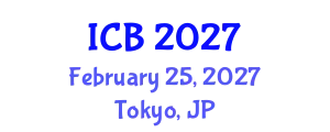 International Conference on Bioethics (ICB) February 25, 2027 - Tokyo, Japan